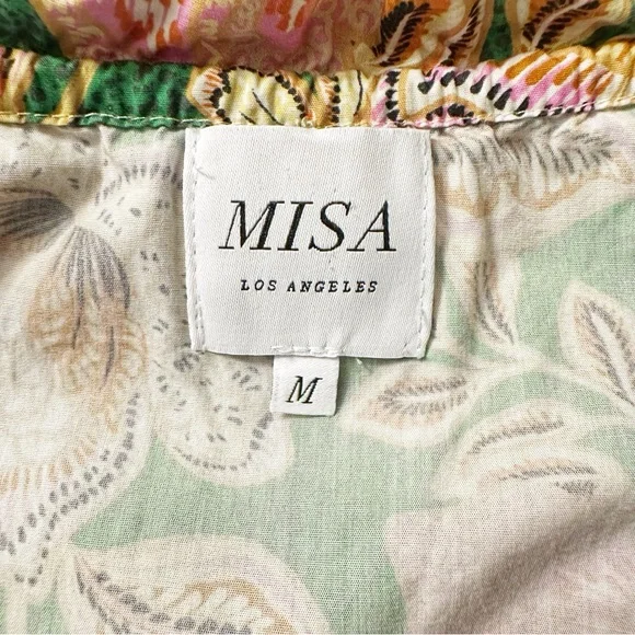 Misa Los Angeles Suparna Floral Blouse in Kelly Blossoms Size Medium - Picture 7 of 7
